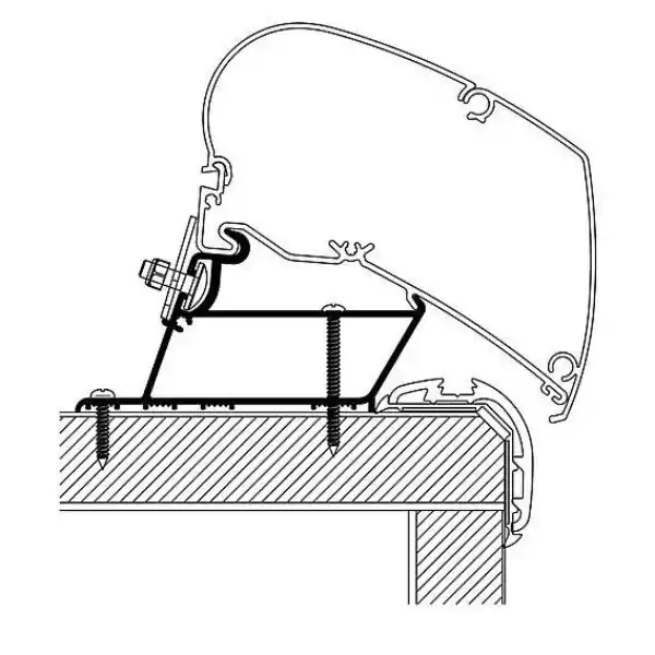 Thule Adapter passend für Malibu Roof, 450 cm Begrenztes Angebot