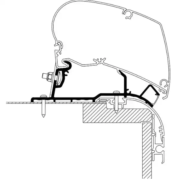 Bestseller Thule Markisenadapter Dach Caravan Roof Top Adapter LED, 500 cm