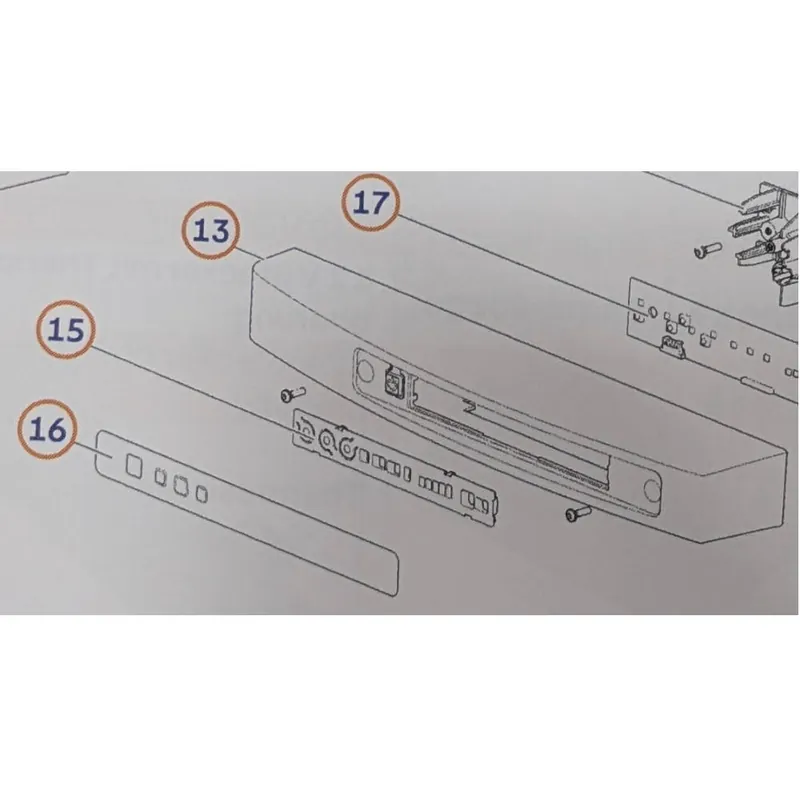 Bestpreis Thetford Gehäuseblende Bedienpanel Kühlschrank Rechtsanschlag 10 mm (Nr.69146)