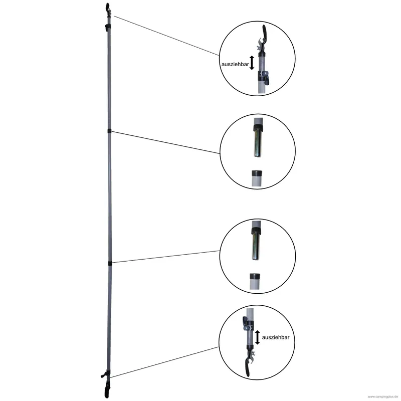 Ventura Verandastange IXL Glasfiber für G19-23 Ausverkauf