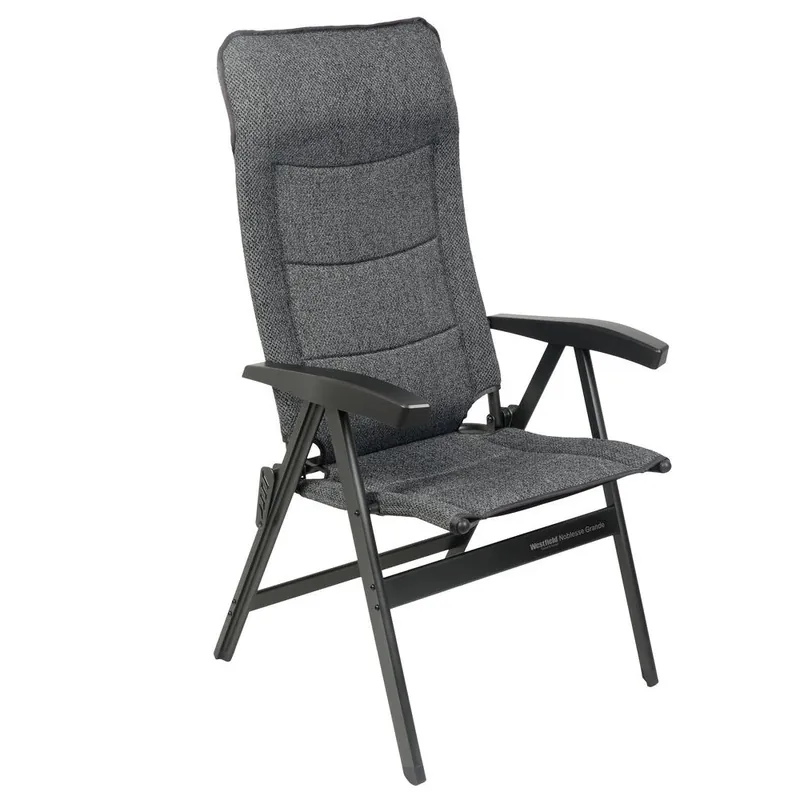 Westfield Campingstuhl Noblesse Grande, Grau Melange Bestpreis