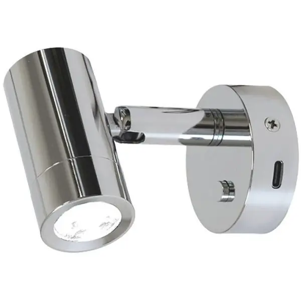 Neuheit Frilight Aufbauspot Mini Tube D4 chrom
