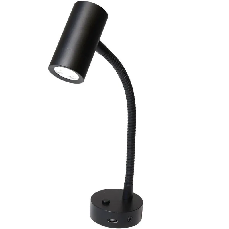 Sonderangebot Frilight Leseleuchte Mini Tube D4 flex schwarz