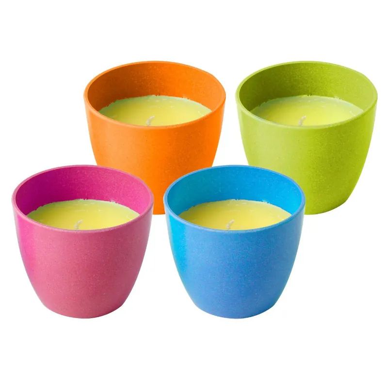 Aktuell Brunner Citronella Kerze mit natürlichem Citronella-Öl, farblich sortiert