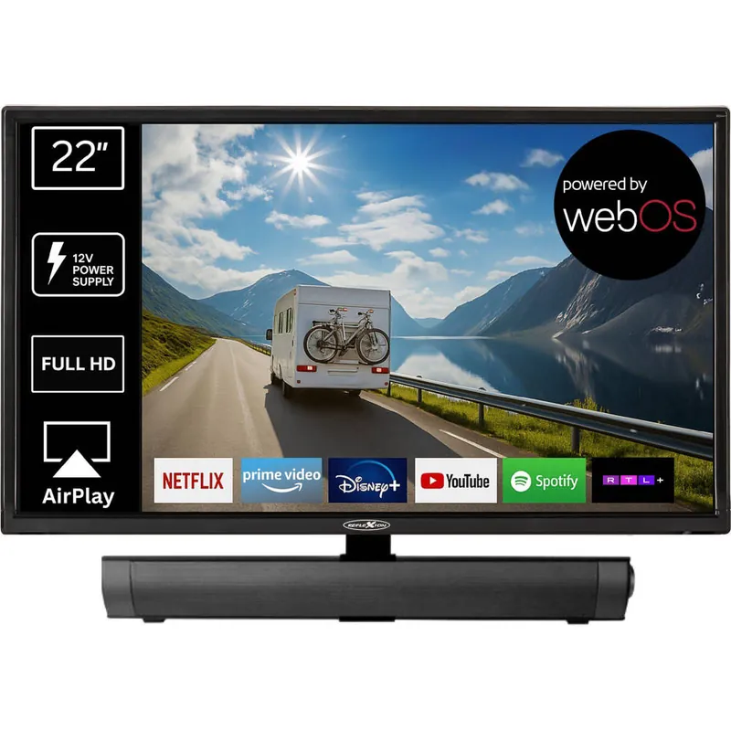 Reflexion Smart TV LED22iBT 22 Zoll - Bundle inkl. Soundbar Preisknaller