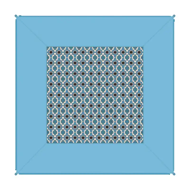Bestseller Bent Teppich Carpet Caribbean, blau