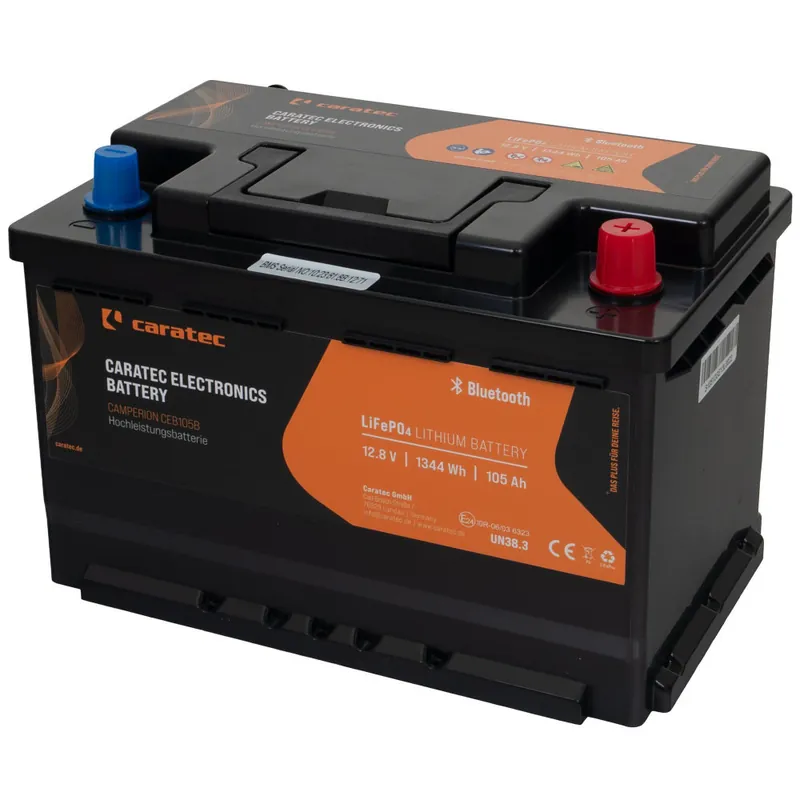 Caratec Lithium-Batterie CEB105BF 105 Ah Neu Im Sortiment