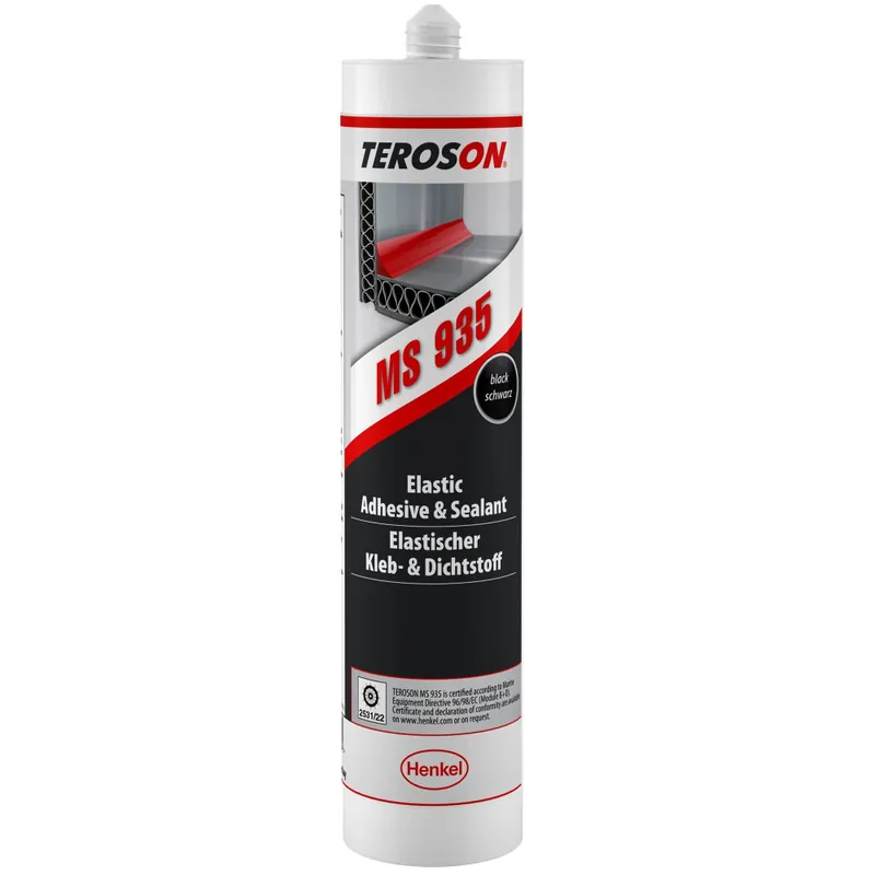 Teroson Klebstoff MS 935 BK CR, schwarz, 290 ml Top-Preis
