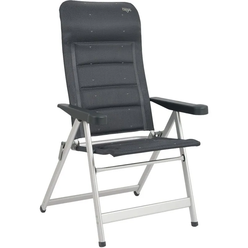 Markenprodukt Crespo Campingstuhl AL/235 Deluxe grau - Größe S