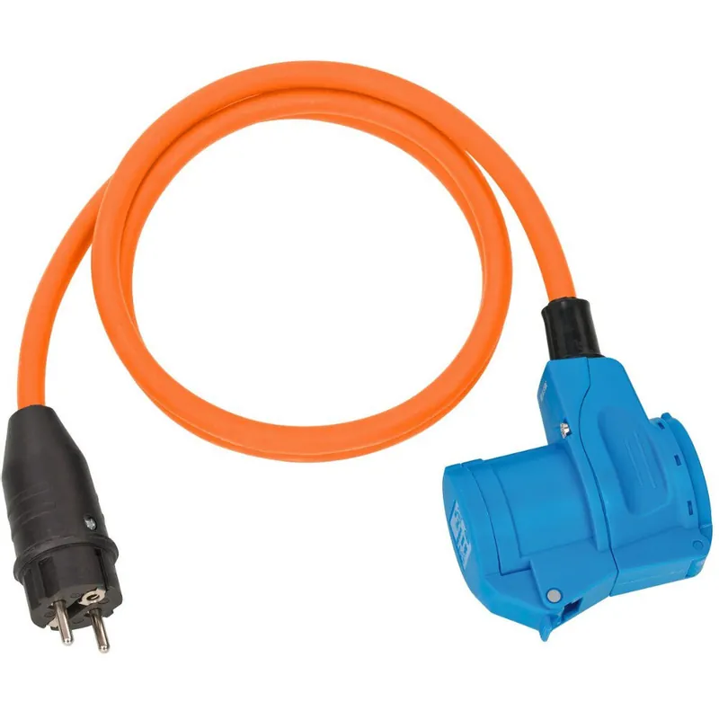 Top-Angebot Winkeladapterkabel Schuko Stecker / CEE Kupplung mit LED-Anzeige, 1,5 m
