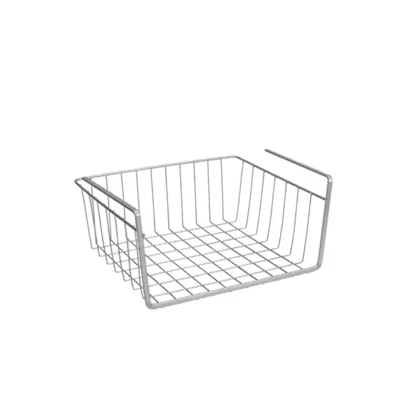 metaltex Schrankkorb Kanguro 30 cm, silber Schneller Versand