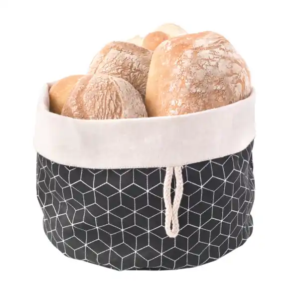 metaltex Brotkorb faltbar, schwarz Saisonangebot