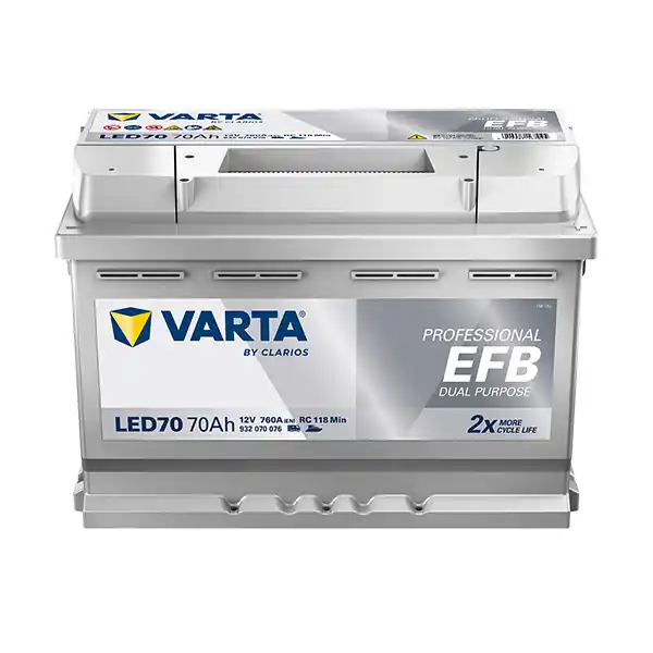 Nur Heute VARTA Batterie Professional Deep Cycle, LED 70