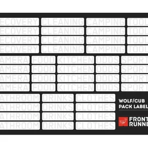 Rabatt Frontrunner Wolf Pack und Cub Box Organisation-Labels