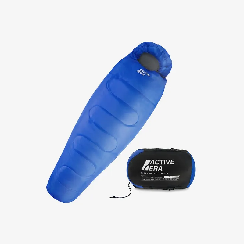 Preisknaller Professional 3-4 Season Mummy Sleeping Bag - Blue - (300 GSM)