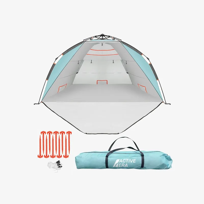 3-4 Person Luxury Beach Tent with UPF 50+ Rated Sun Protection Ausverkauf