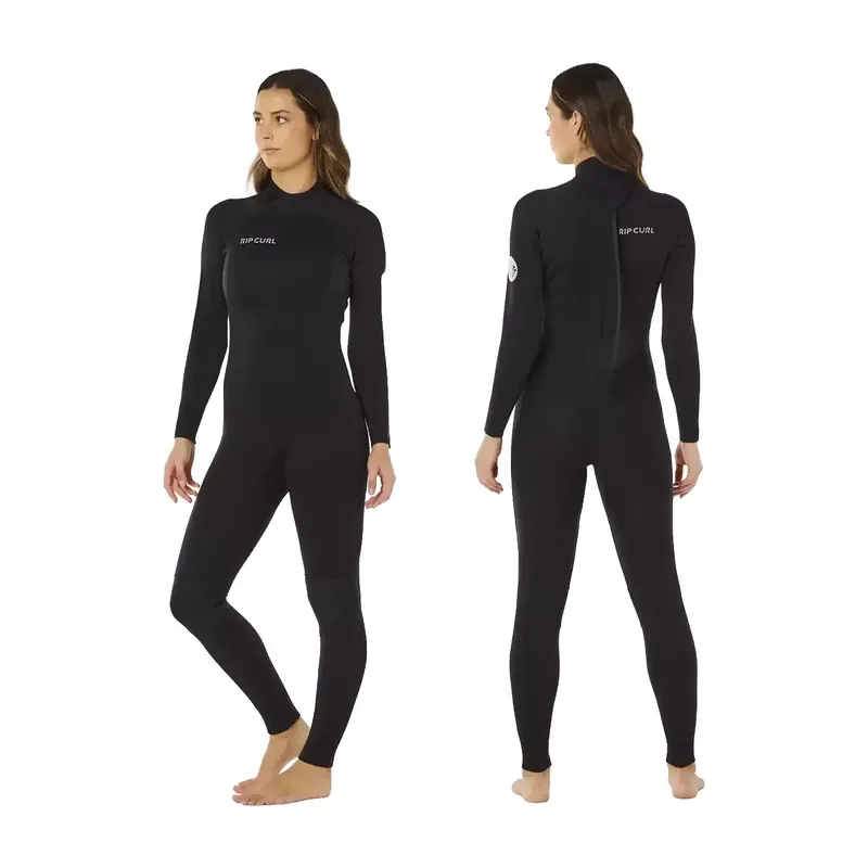 Rip Curl Trad Flat Lock Back Zip 3/2mm Damen Black Neoprenanzug Neu Im Sortiment