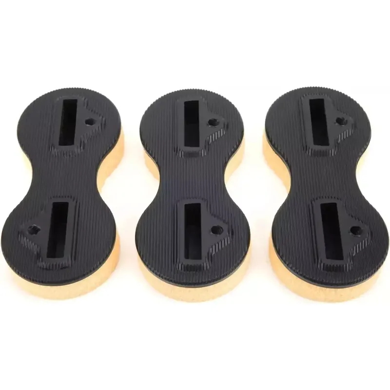 Top-Preis 3er-Sets M-Fins Dual Tab Plugs Black