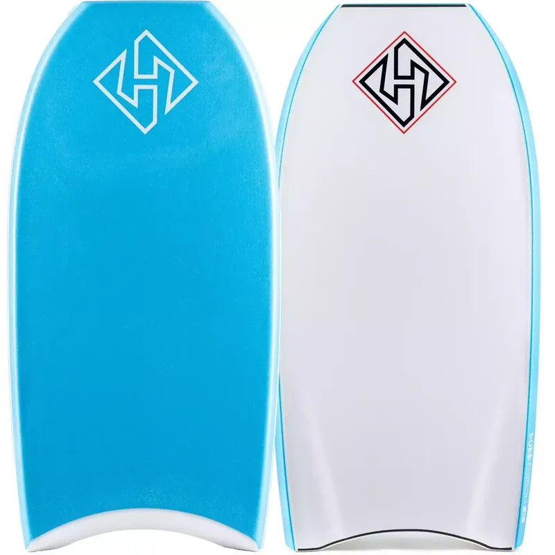 Bodyboard Hubboards Dubb Edition PP HD Aqua Blau/Weiß Neue Kollektion