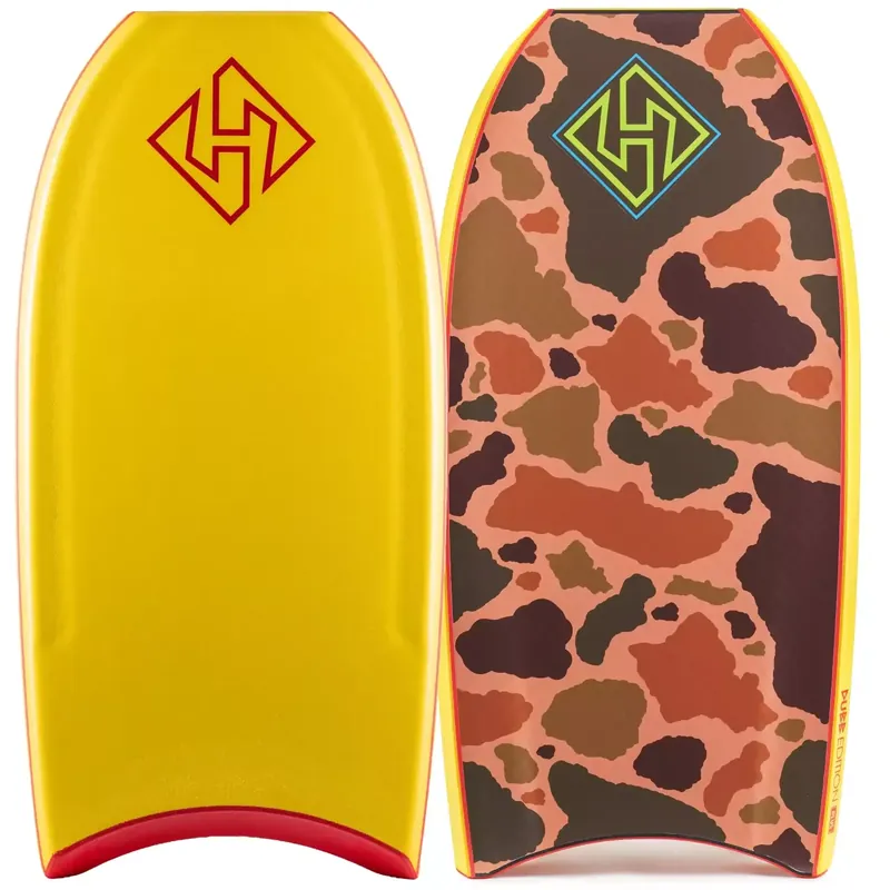 Finale Aktion Bodyboard Hubboards Dubb Edition PP Pro Yellow/Camo