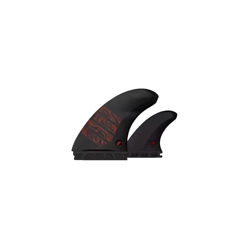 Quillas Futures Twin +1 Reverse Alpha Serie Carbon Black Meistverkauft