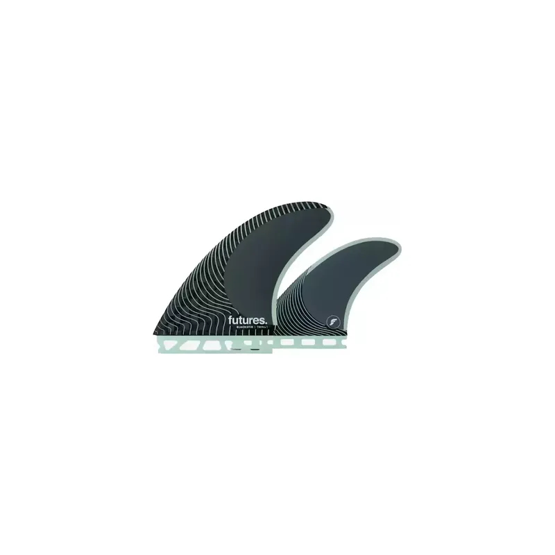 Rabatt Futures Twin +1 Blackstix Frost Grey Finnen