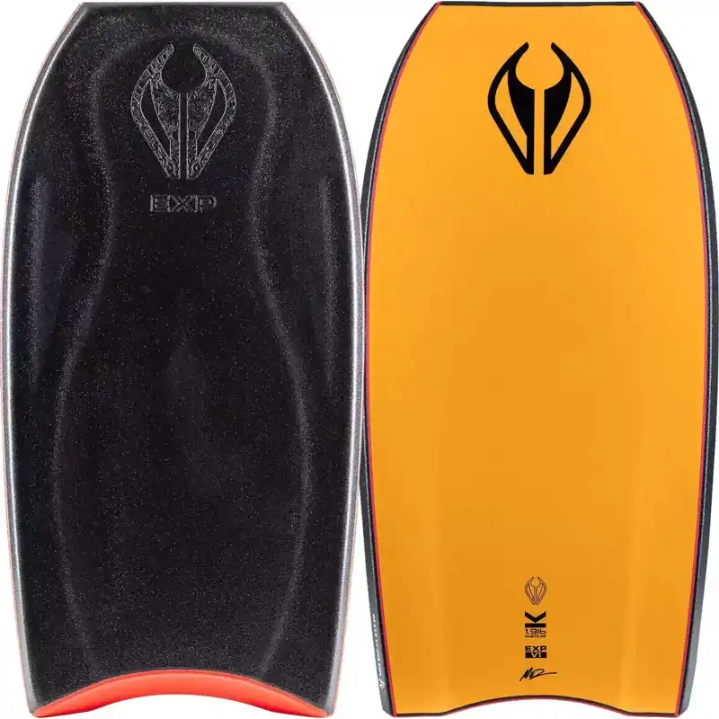 Highlight Bodyboard NMD Mez Experimental Single Concave Black/Tangerine