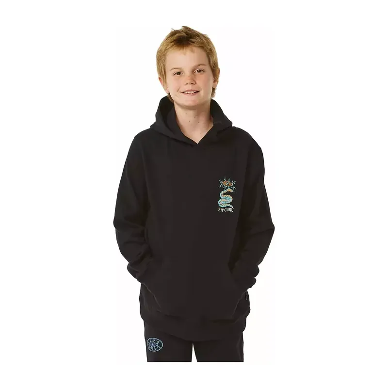 Sichere Zahlung Sweatshirt Rip Curl LOST ISLANDS ART HOOD Black