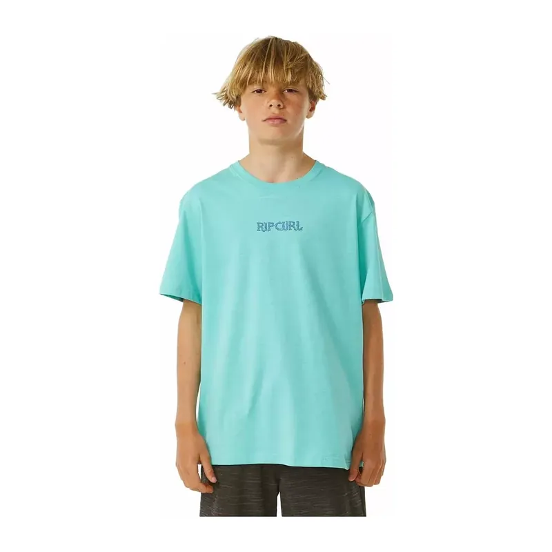 Aktuell T-Shirt Rip Curl LOST ISLANDS ART TEE BOYS Acqua
