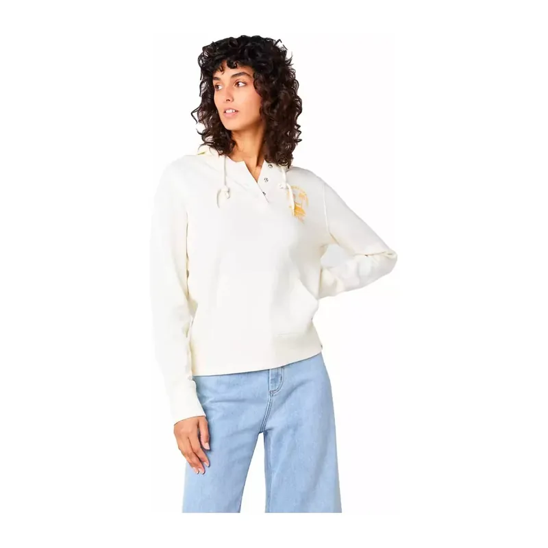 Versand Am Gleichen Tag Sweatshirt Rip Curl REENTRY HOODIE Bone