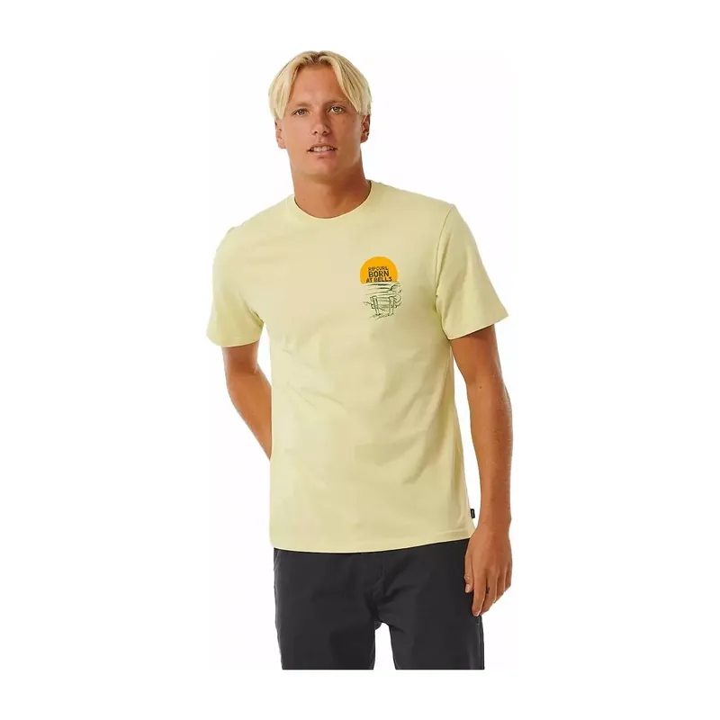 T-Shirt Rip Curl KEEP ON TRUCKING TEE VINTAGE YELLOW Sofort Bestellen