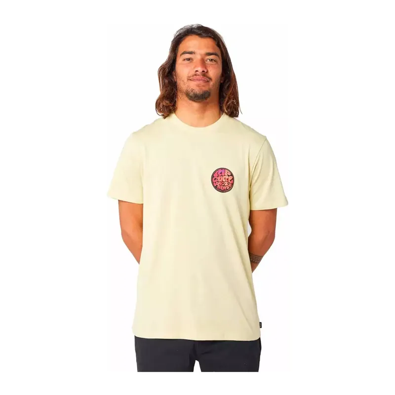 Online Kaufen T-Shirt Rip Curl PASSAGE TEE VINTAGE YELLOW