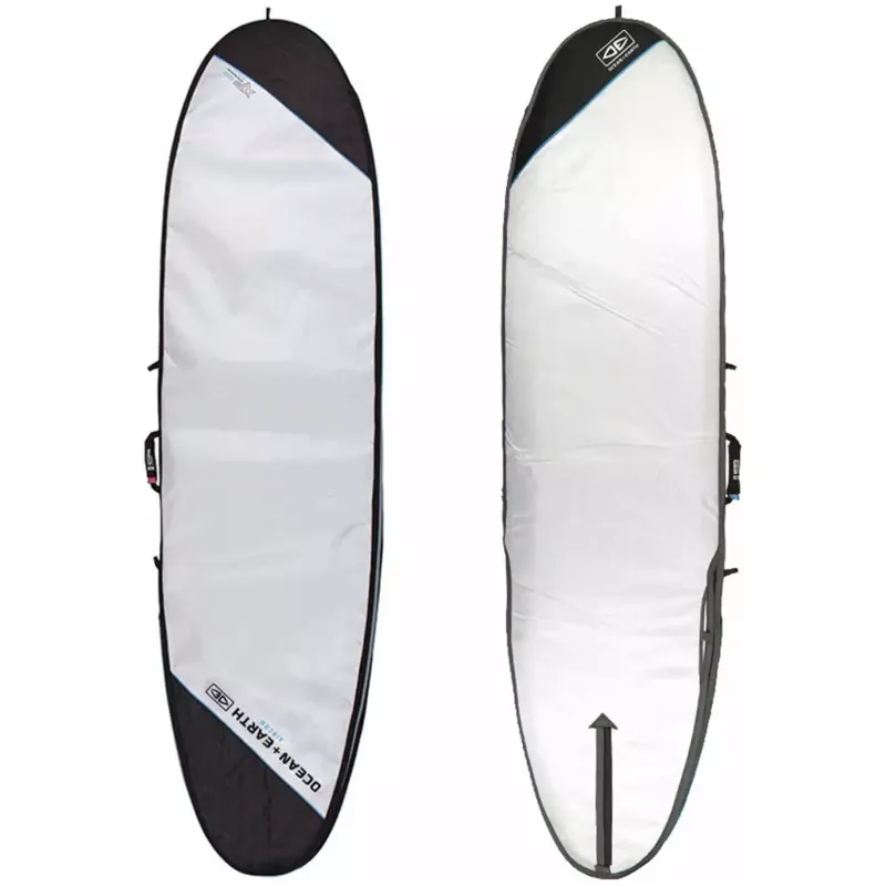 Top-Seller boardbag Ocean & Earth aircon Longboard Silver