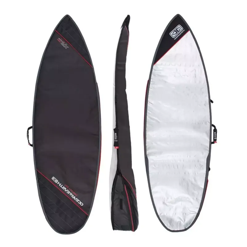 Direktkauf boardbag Ocean & Earth Compact Day Shortboard Black/Red