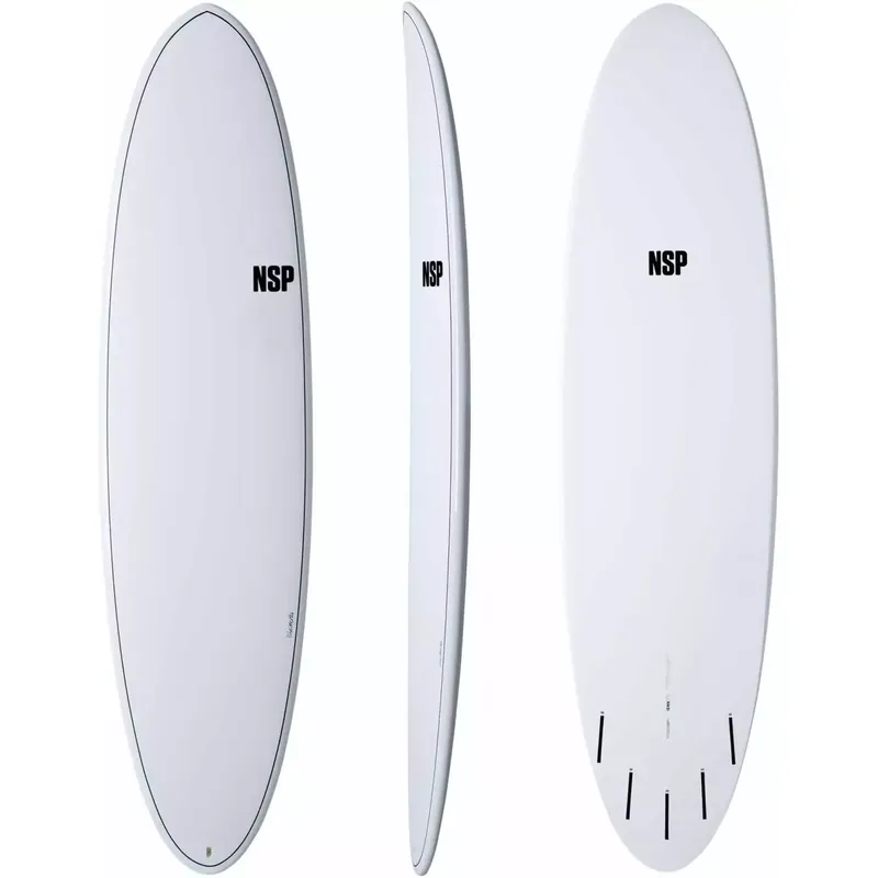 Surfbretter NSP funboard Elements White Preisreduziert