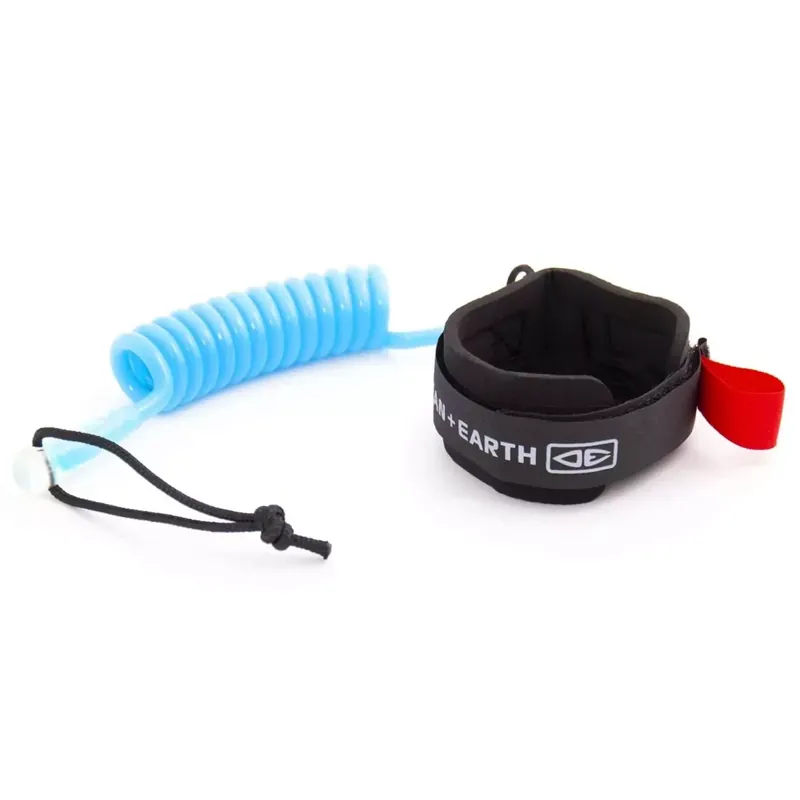 Leash für bodyboard Ocean & Earth-wrist coil Blue Finale Aktion