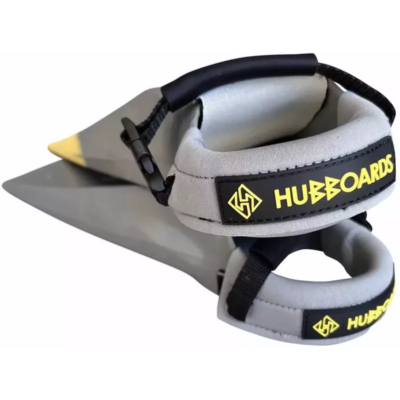 Schnäppchen Unterliegt flossen Hubboards Deluxe Fin Tethers Grey