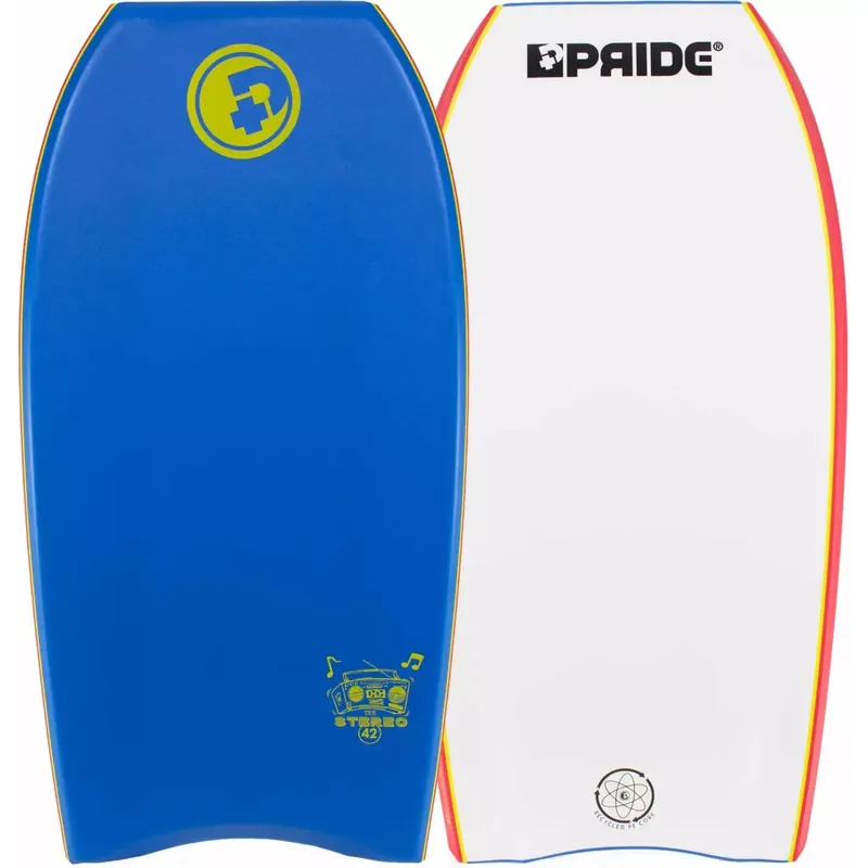 Bodyboard Pride Stereo PE HD Blue/White Geprüft
