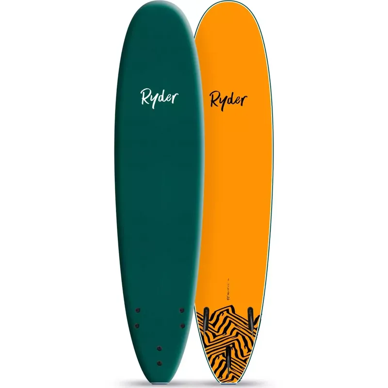 Super-Preis Surfbrett softboard Ryder Mal Mallard Green/Orange