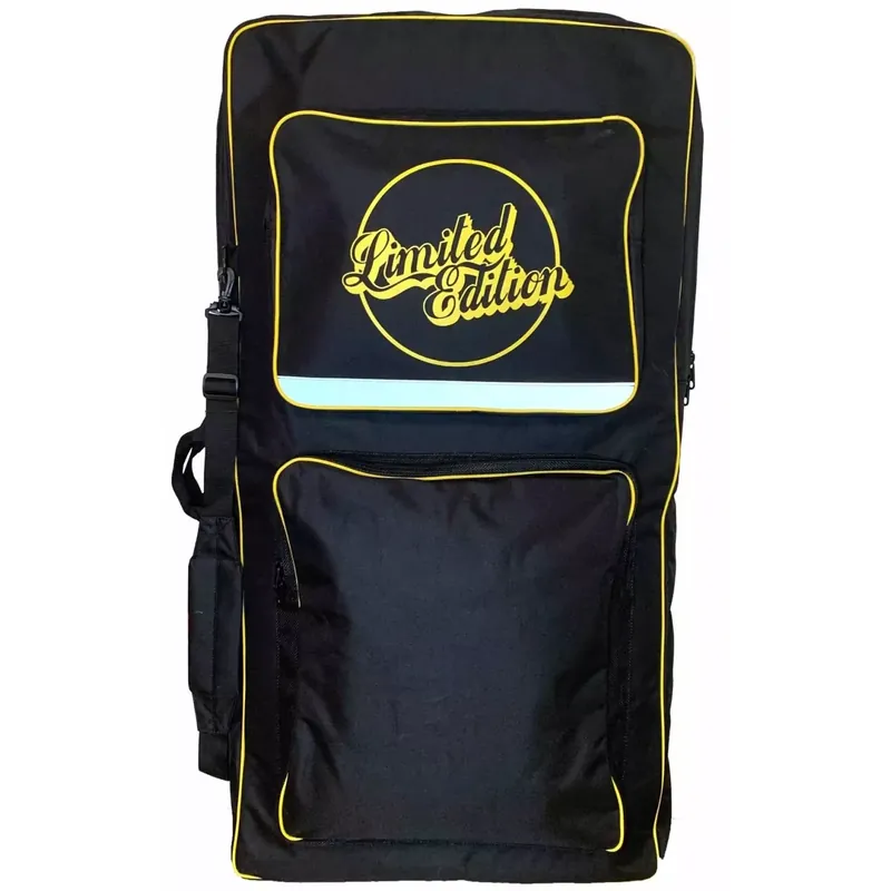 Boardbag Limited Edition Pro Bodyboard Cover Black/Yellow Rabatt