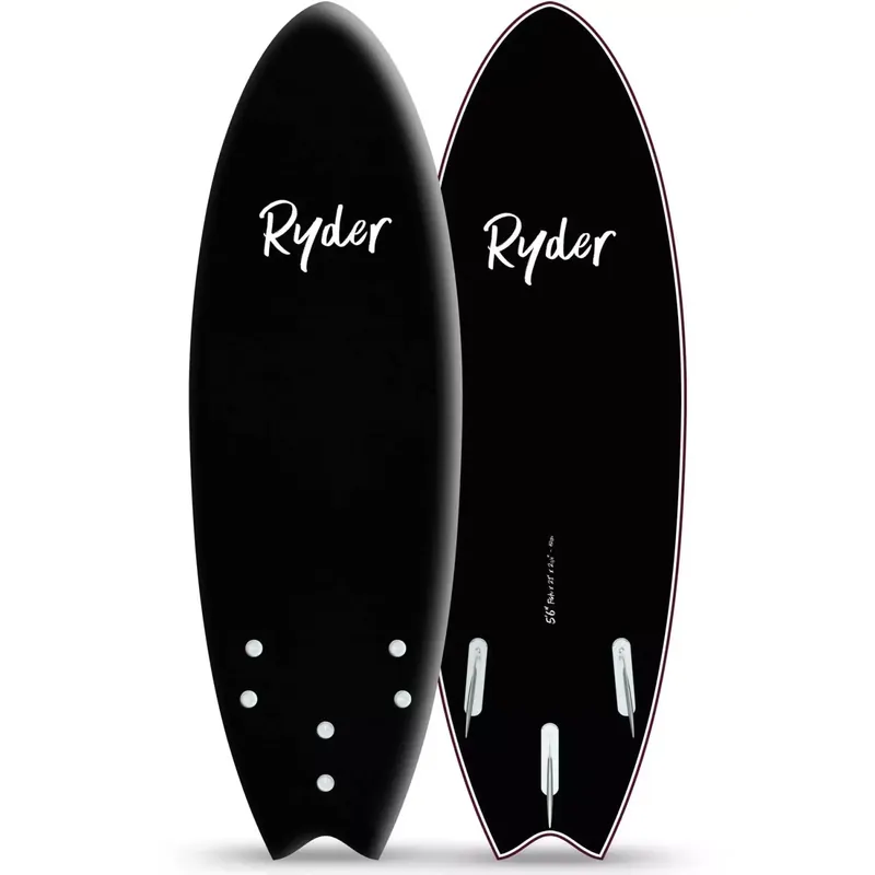 Aktuell Surfbrett softboard Ryder Fish Black