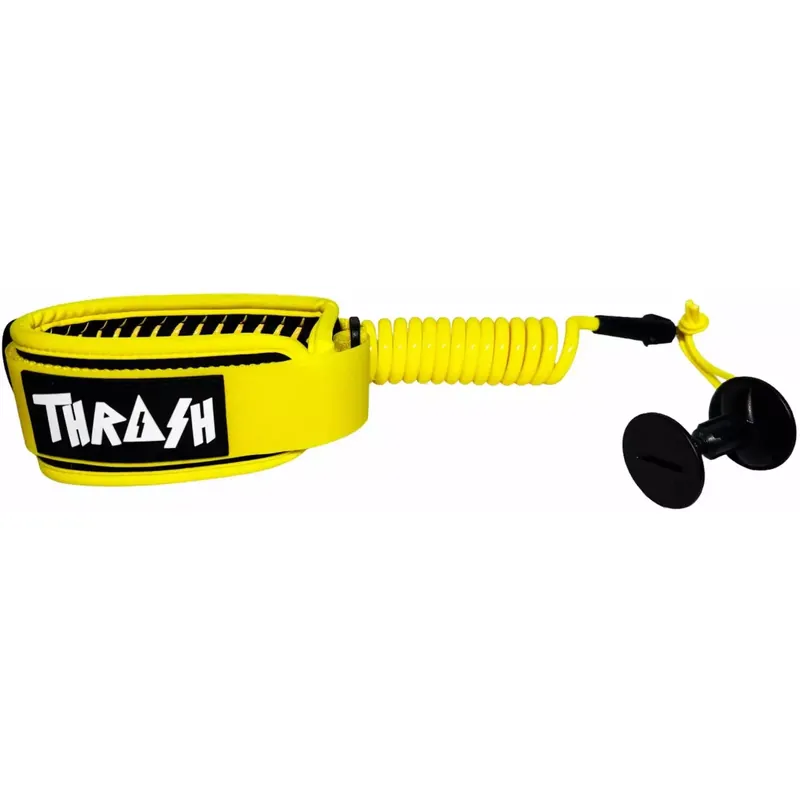 Leash für bodyboard Thrash-Bizeps V-Grip 8mm Yellow Geprüft