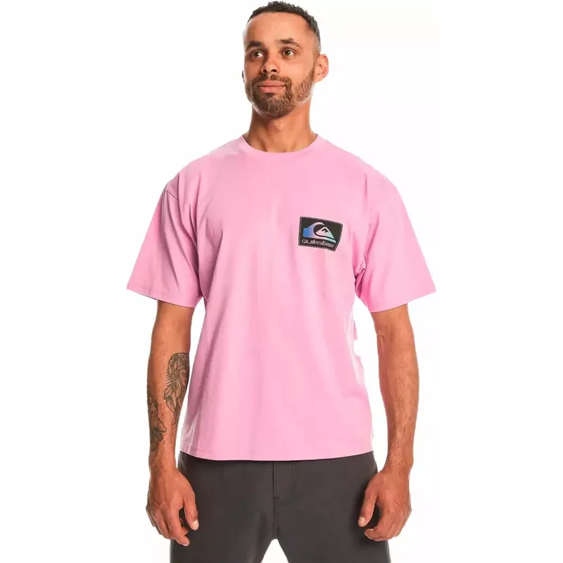 T-shirt quiksilver back flash violet Begrenztes Angebot