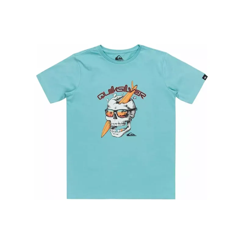 Quiksilver One Last Surf Marine Blue Junior T-Shirt Meistverkauft