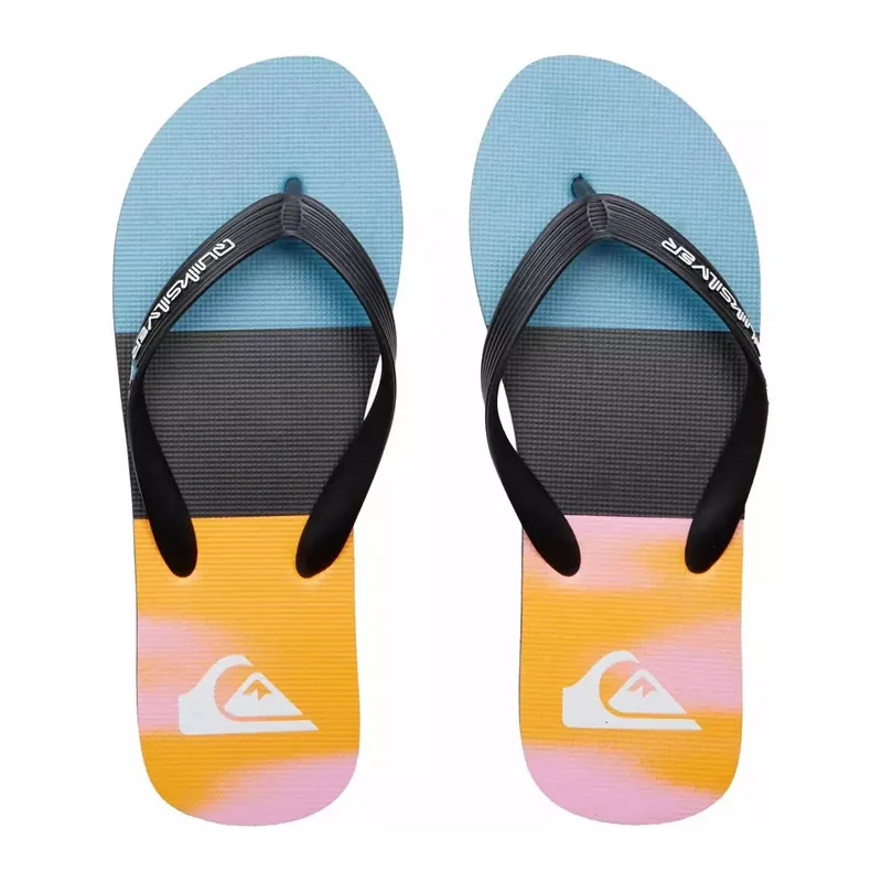Beliebt Flip-Flops Von Quiksilver Molokai Stripe Black/Pink/Blue