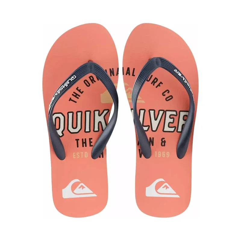 Solange Der Vorrat Reicht Flip-Flops Von Quiksilver Java art azul/rosa/Beige