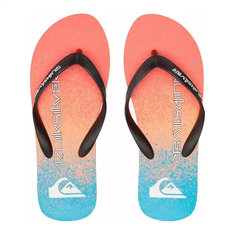 Billig Flip-Flops Von Quiksilver Molokai Art Blue/Blue/Orange