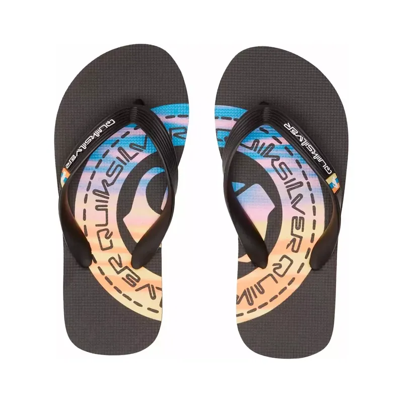 Flip-Flops Von Quiksilver Molokai Art Junior black Neue Kollektion