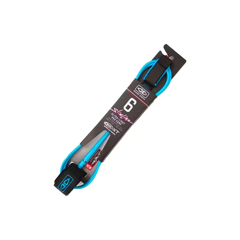 Neue Kollektion Leash von Ocean & Earth SLIMLINE Comp Leash Blue