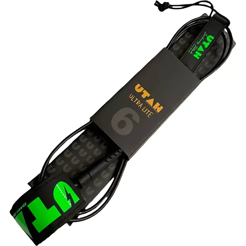 Utah Ultra Lite Surf leash Black/Green Top-Angebot